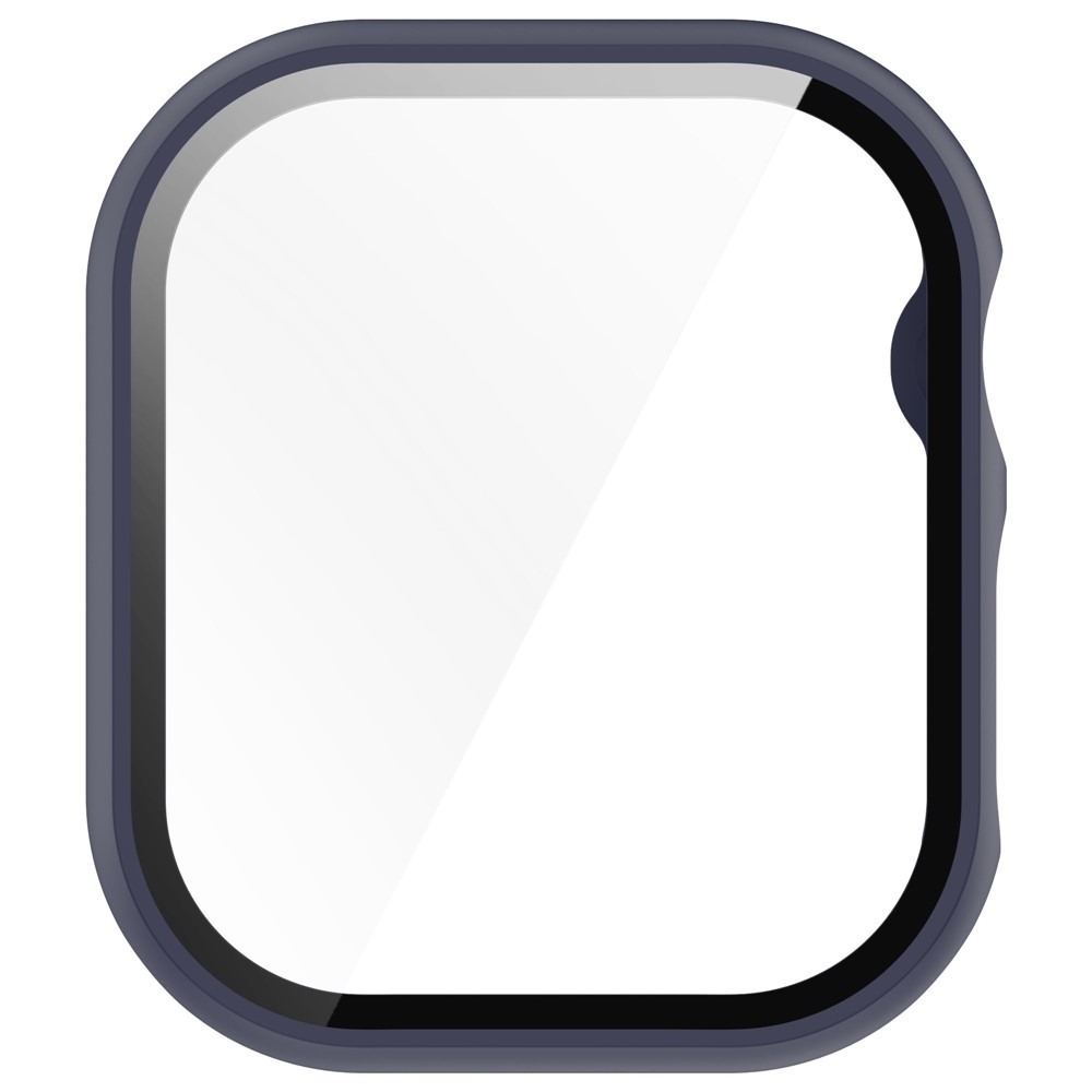 Overall műanyag felcsatolható tok védőüveggel az Apple Watch 11/10 42 mm-es modellhez – kék