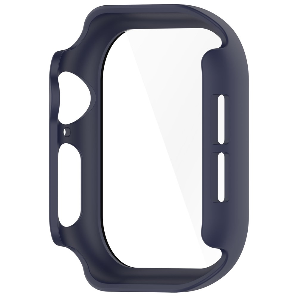 Overall műanyag felcsatolható tok védőüveggel az Apple Watch 11/10 42 mm-es modellhez – kék