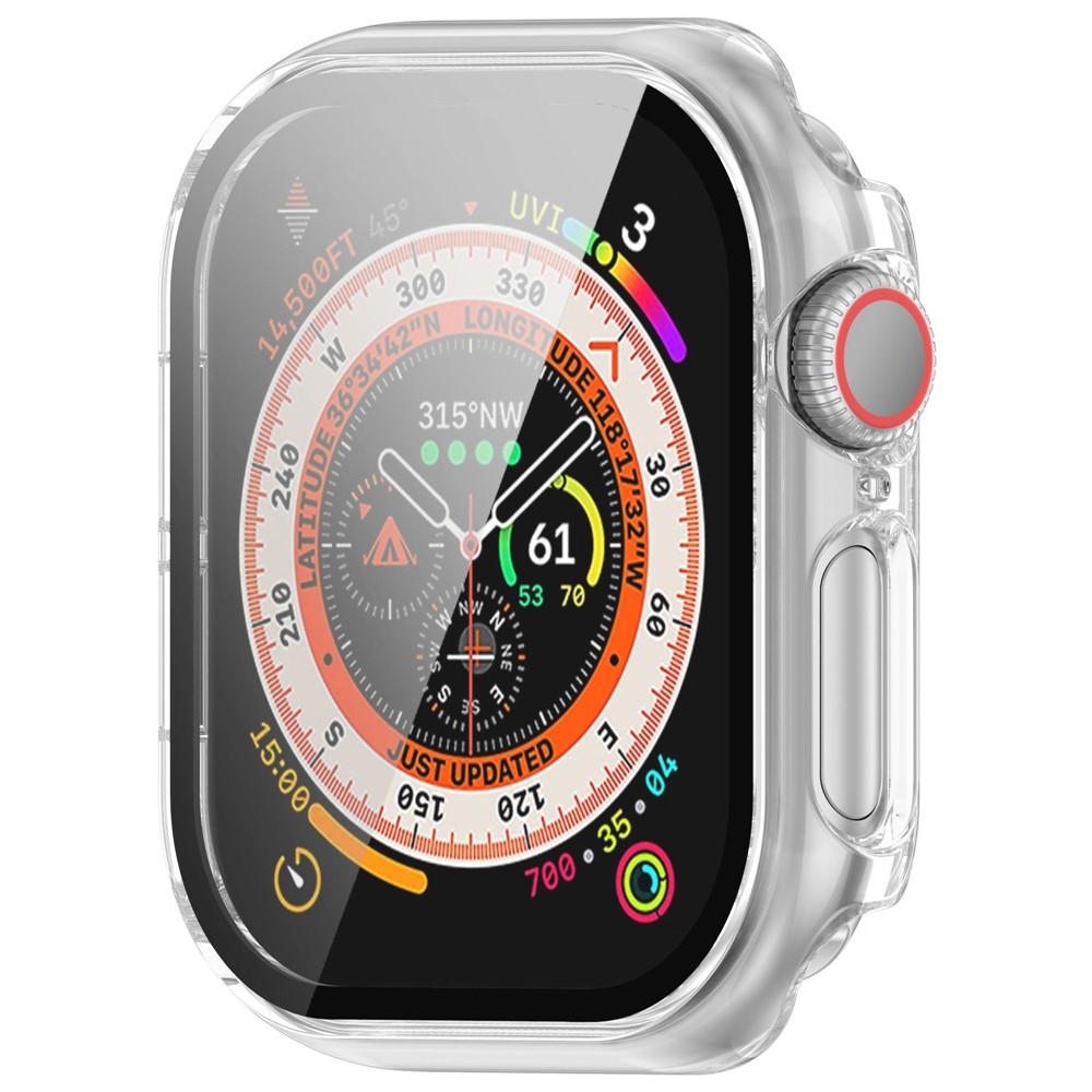 Overall műanyag felcsatolható tok védőüveggel az Apple Watch 11/10 42 mm-es modellhez – átlátszó