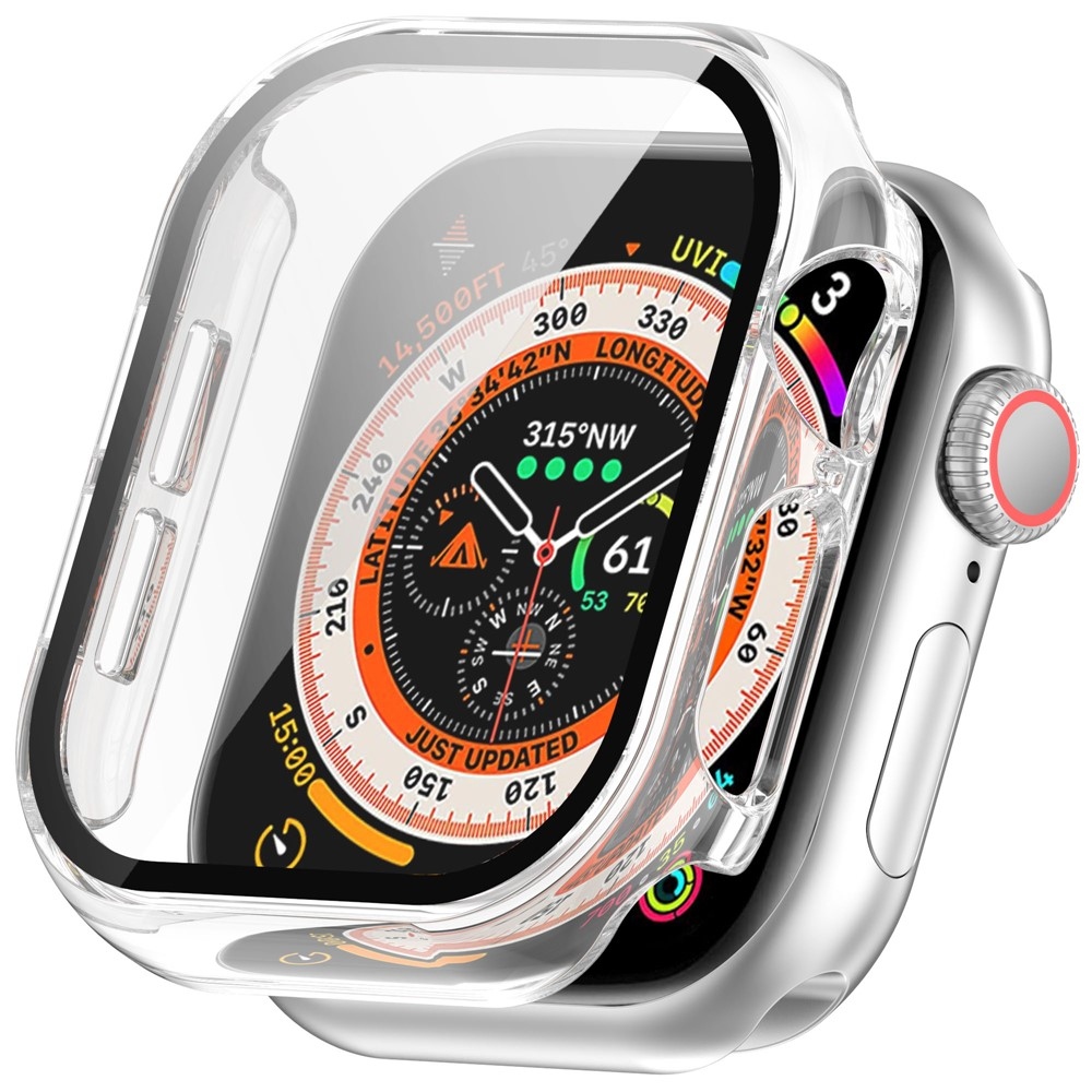 Overall műanyag felcsatolható tok védőüveggel az Apple Watch 11/10 42 mm-es modellhez – átlátszó