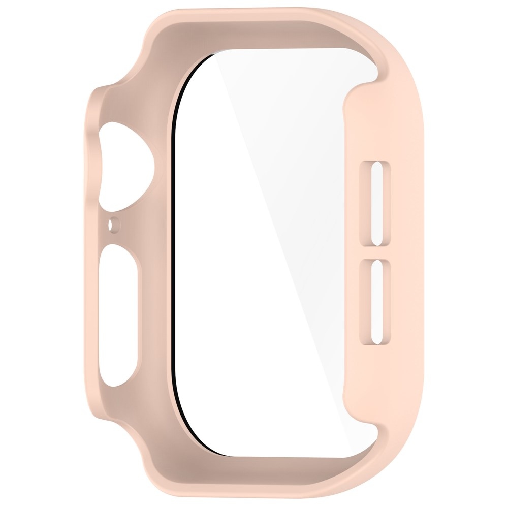 Overall műanyag felcsatolható tok védőüveggel az Apple Watch 11/10 46 mm-es modellhez – rózsaszín