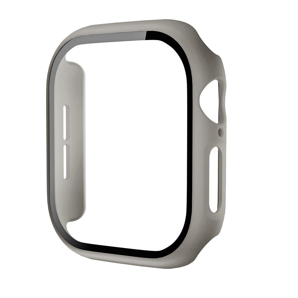 Overall műanyag felcsatolható tok védőüveggel az Apple Watch 12 42 mm-es modellhez – khaki