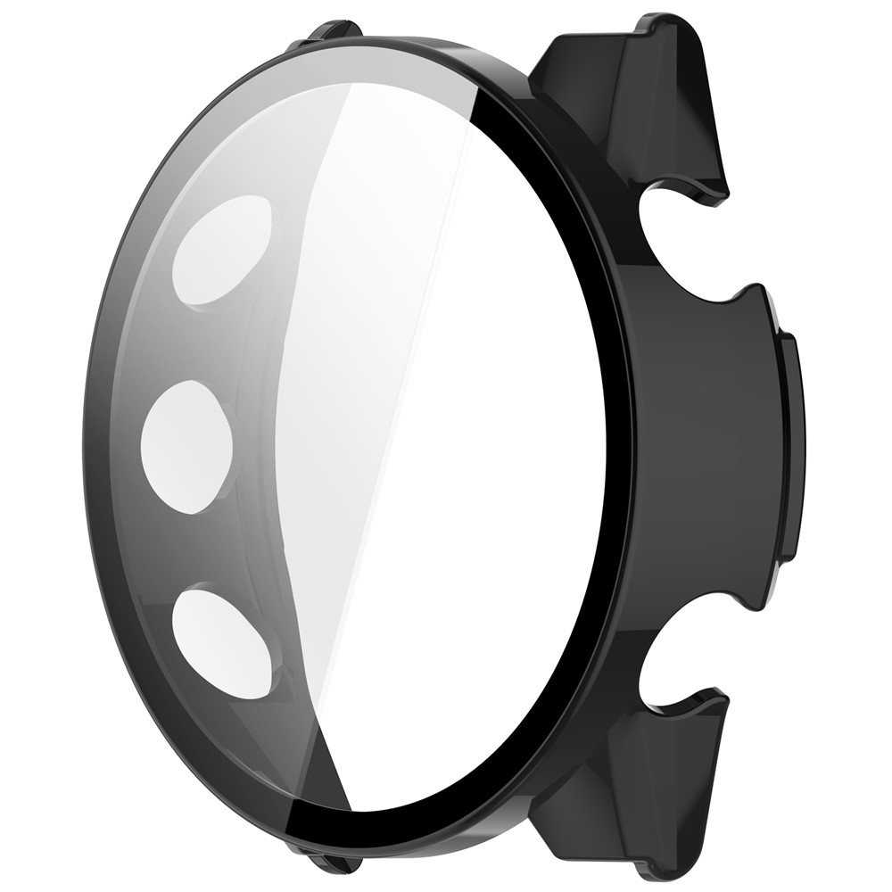 Overall műanyag felcsatolható tok védőüveggel a Garmin Forerunner 570 42 mm-es modellhez – fekete