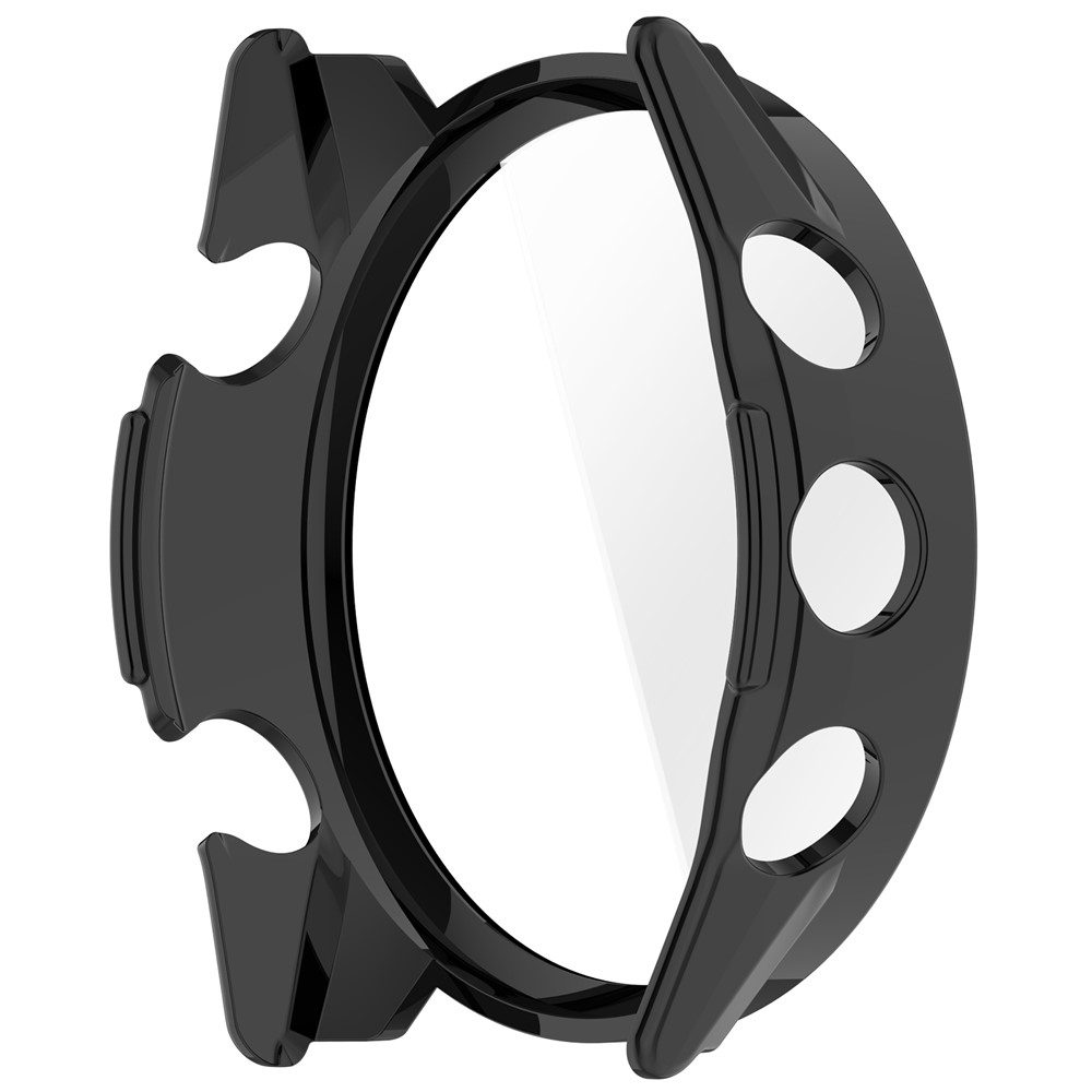 Overall műanyag felcsatolható tok védőüveggel a Garmin Forerunner 570 47 mm-es modellhez – fekete