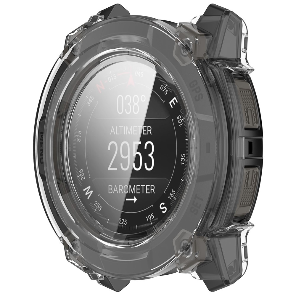 Overall műanyag felcsatolható tok védőüveggel a Garmin Instinct 3 45 mm/Instinct 3 Solar 45 mm készülékekhez – átlátszó