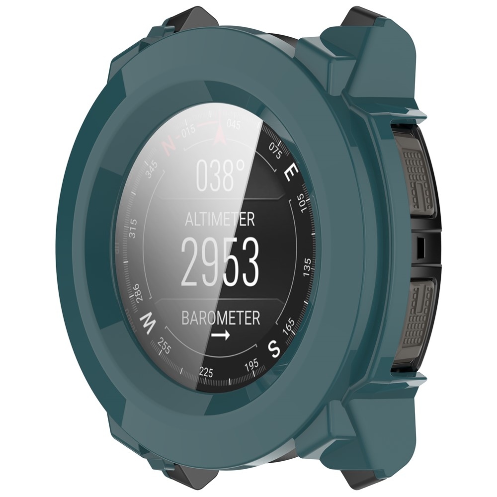 Overall műanyag felcsatolható tok védőüveggel a Garmin Instinct 3 45 mm/Instinct 3 Solar 45 mm készülékekhez – zöld