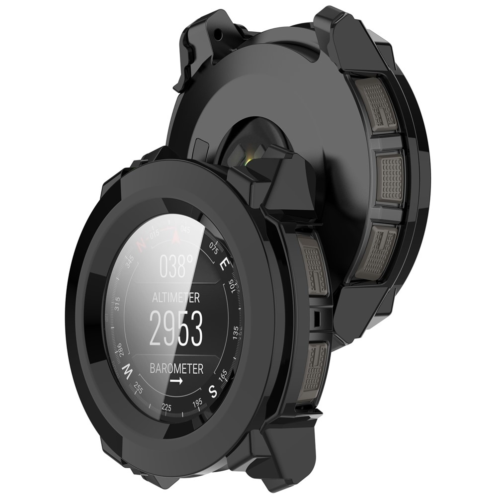 Overall műanyag felcsatolható tok védőüveggel a Garmin Instinct 3 50 mm/3 Solar 50 mm készülékhez – fekete