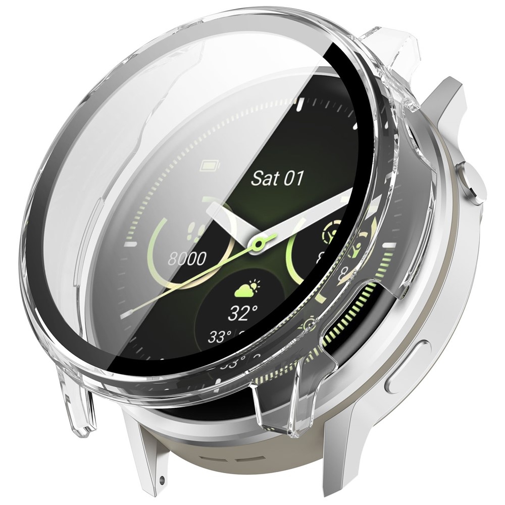 Overall műanyag felcsatolható tok védőüveggel a Garmin Venu 4 41 mm-es modellhez – átlátszó