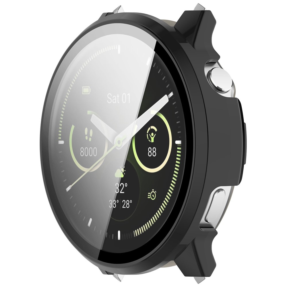Overall műanyag felcsatolható tok védőüveggel a Garmin Venu 4 45 mm-es modellhez – fekete