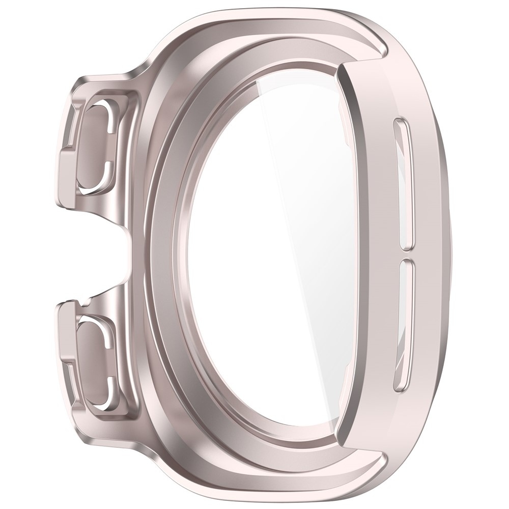 Overall műanyag felcsatolható tok védőüveggel a Samsung Galaxy Watch Ultra2 47 mm/Watch Ultra (2025) 47 mm modellekhez – bézs