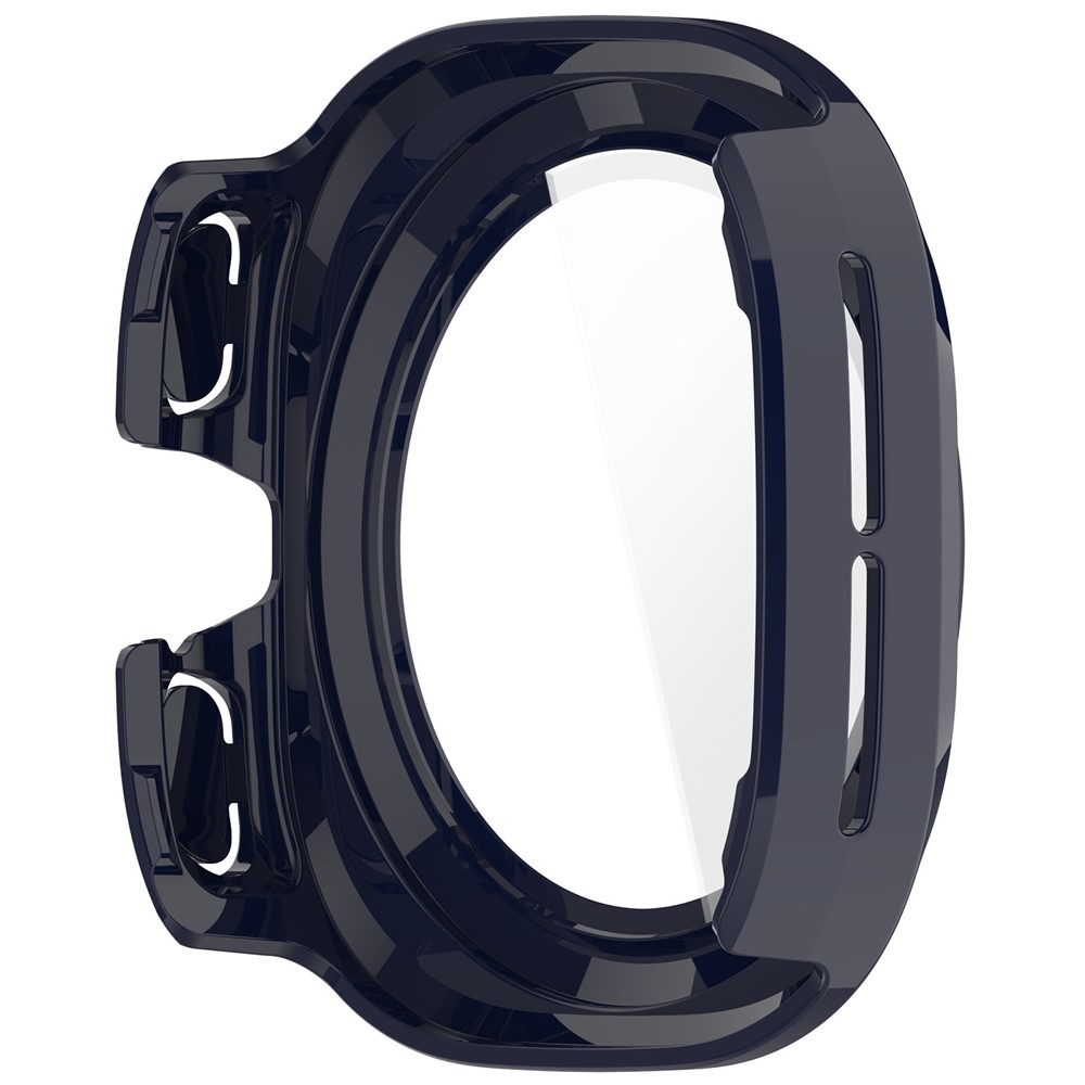 Overall műanyag ráhelyezhető tok védőüveggel a Samsung Galaxy Watch Ultra2 47 mm/Watch Ultra (2025) 47 mm készülékhez – kék