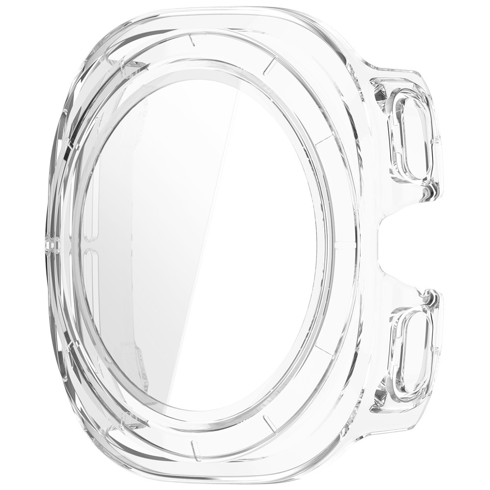 Overall műanyag felcsatolható tok védőüveggel a Samsung Galaxy Watch Ultra2 47 mm/Watch Ultra (2025) 47 mm modellekhez – átlátszó