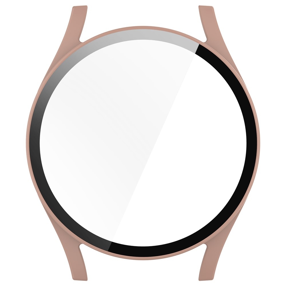 Overall műanyag felcsatolható tok védőüveggel a Samsung Galaxy Watch7 40 mm-es modellhez – rózsaszín