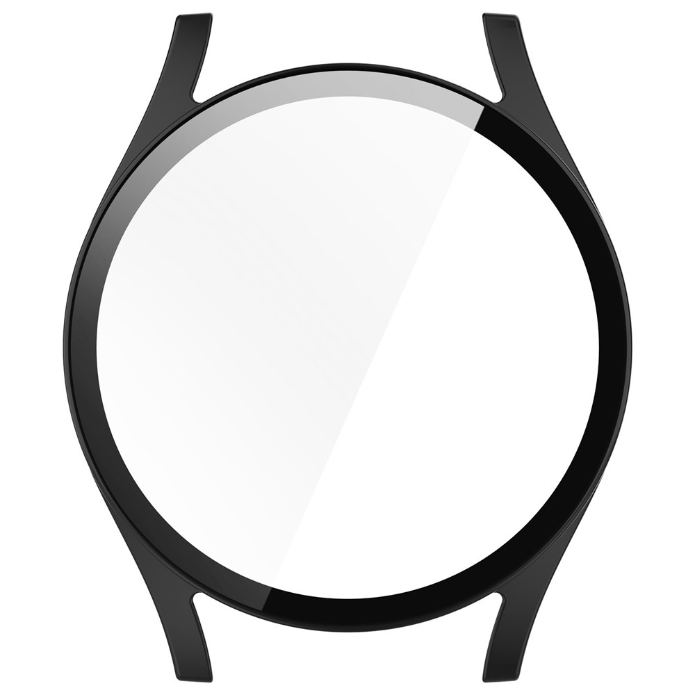 Overall műanyag felcsatolható tok védőüveggel a Samsung Galaxy Watch7 44 mm-es modellhez – fekete