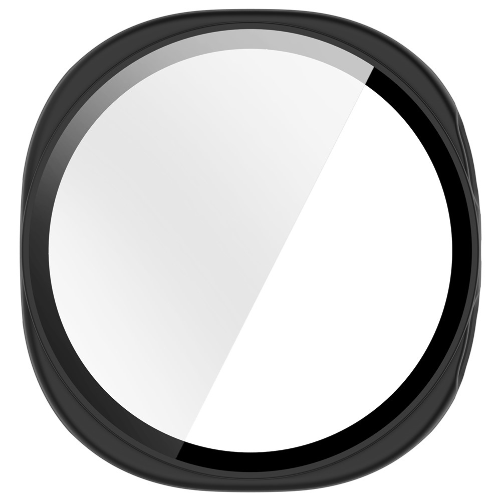 Overall műanyag felcsatolható tok védőüveggel a Samsung Galaxy Watch9 44 mm-es modellhez – matt fekete