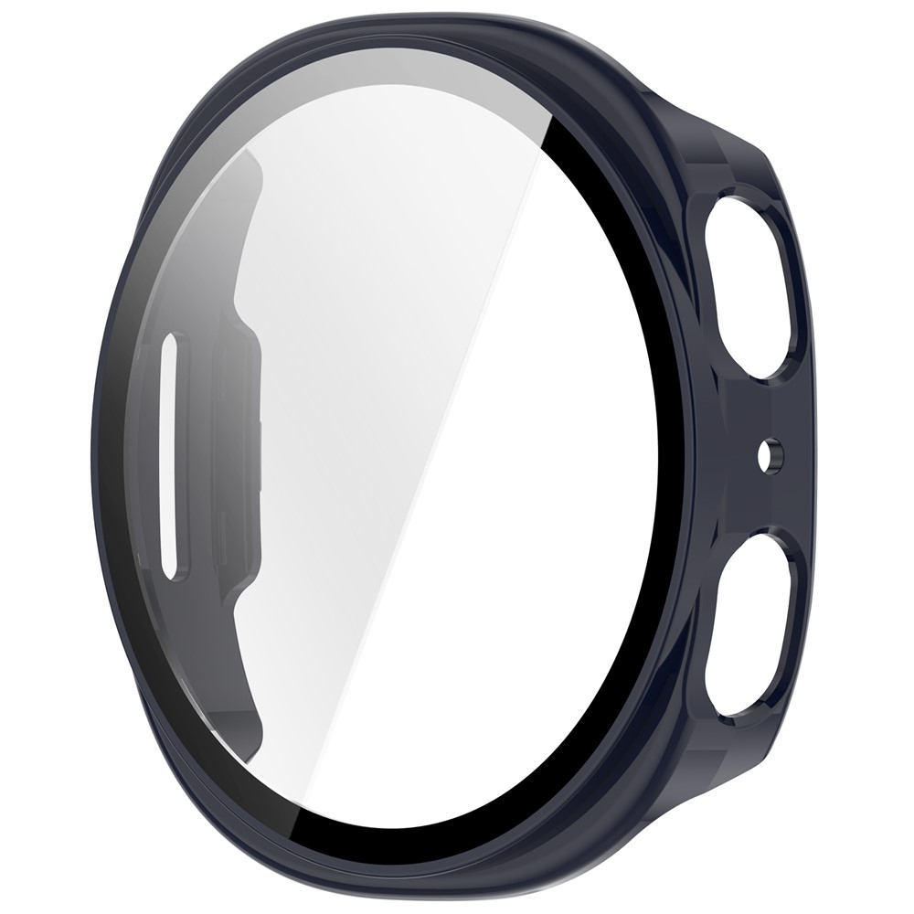 Overall műanyag felcsatolható tok védőüveggel a Samsung Galaxy Watch9 44 mm-es modellhez – kék