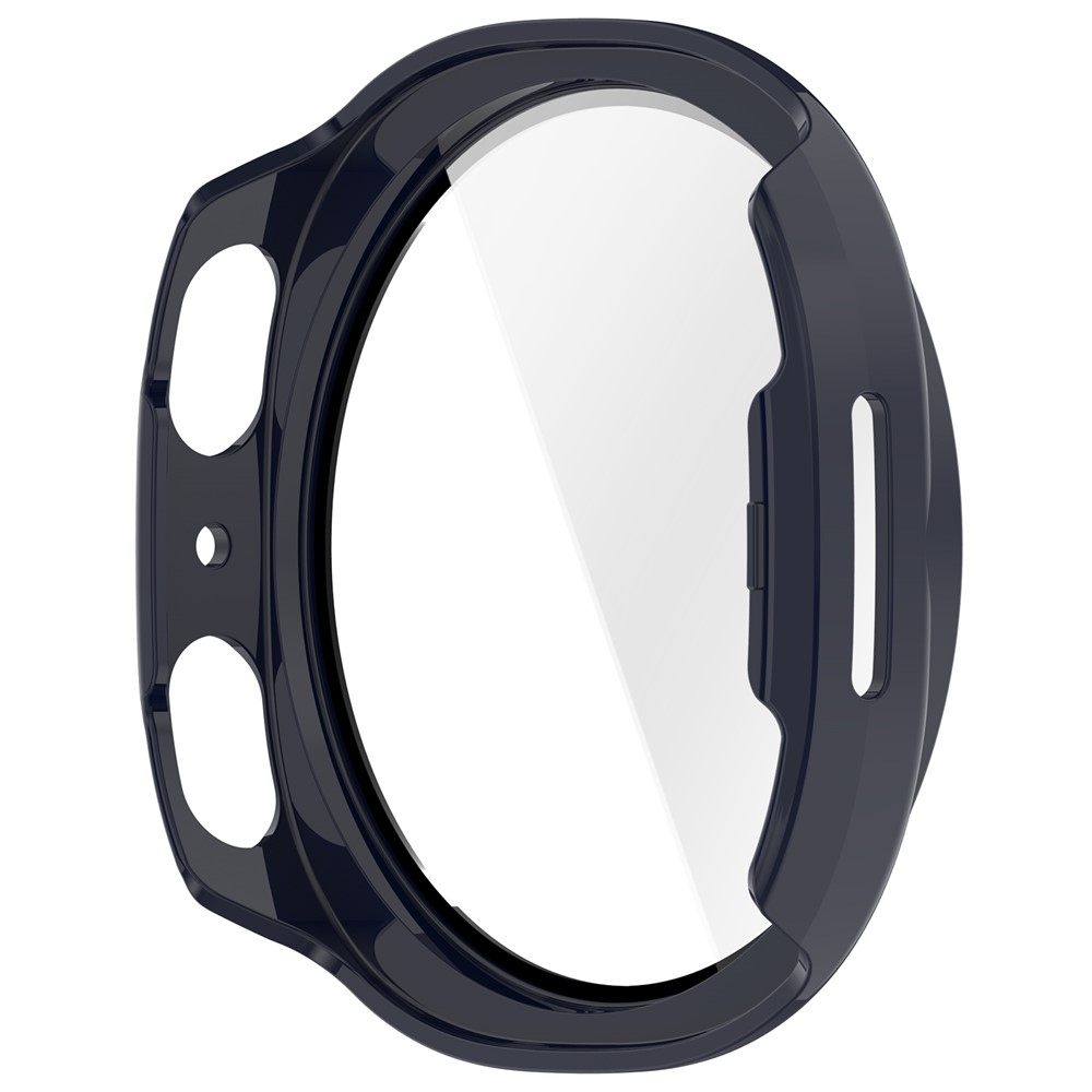 Overall műanyag felcsatolható tok védőüveggel a Samsung Galaxy Watch9 44 mm-es modellhez – kék
