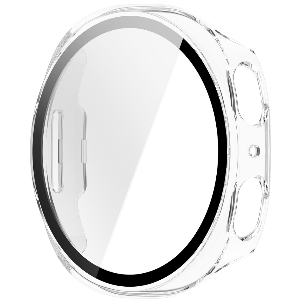 Overall műanyag felcsatolható tok védőüveggel a Samsung Galaxy Watch9 44 mm-es modellhez – átlátszó