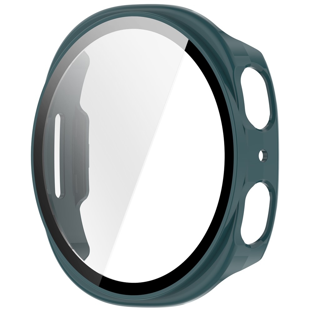 Overall műanyag felcsatolható tok védőüveggel a Samsung Galaxy Watch9 44 mm-es modellhez – zöld