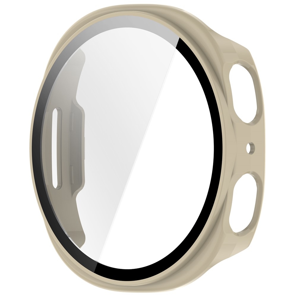 Overall műanyag felcsatolható tok védőüveggel a Samsung Galaxy Watch9 44 mm-es modellhez – arany színű