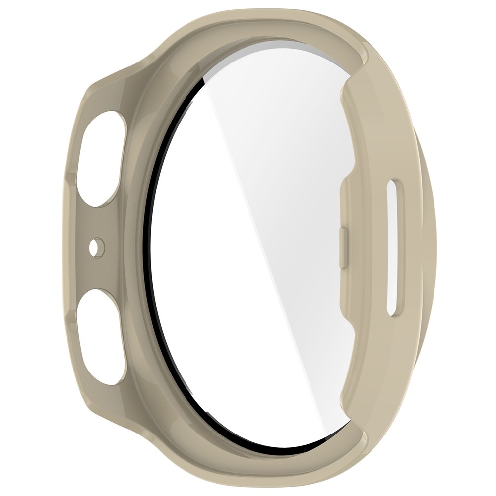 Overall műanyag felcsatolható tok védőüveggel a Samsung Galaxy Watch9 44 mm-es modellhez – arany színű