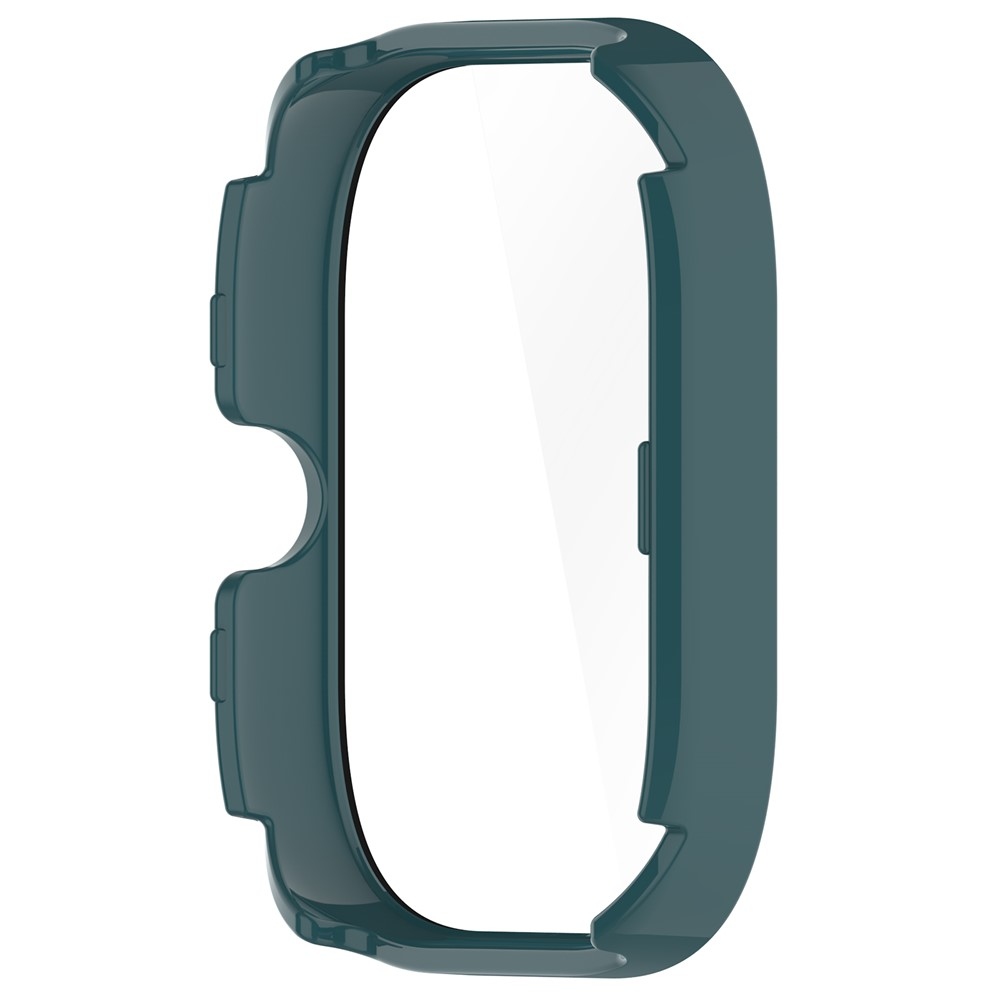 Xiaomi Redmi Watch 4-hez készült műanyag, felcsatolható tok védőüveggel – zöld