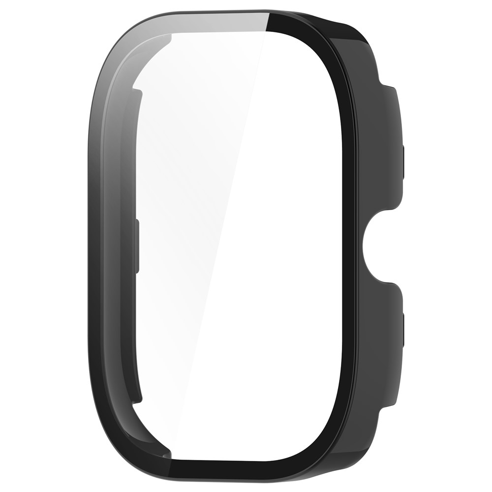 Overall műanyag felcsatolható tok védőüveggel a Xiaomi Redmi Watch 5-hez – fekete