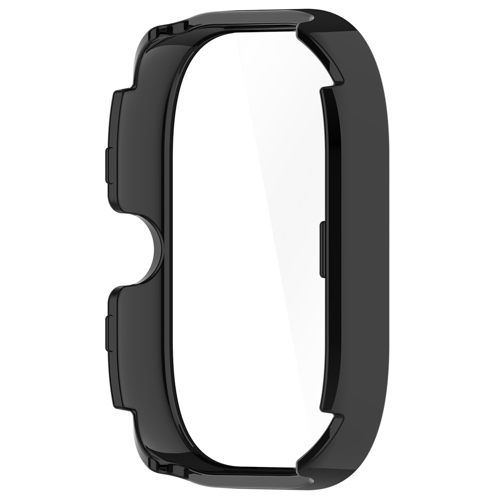 Overall műanyag felcsatolható tok védőüveggel a Xiaomi Redmi Watch 5-hez – fekete