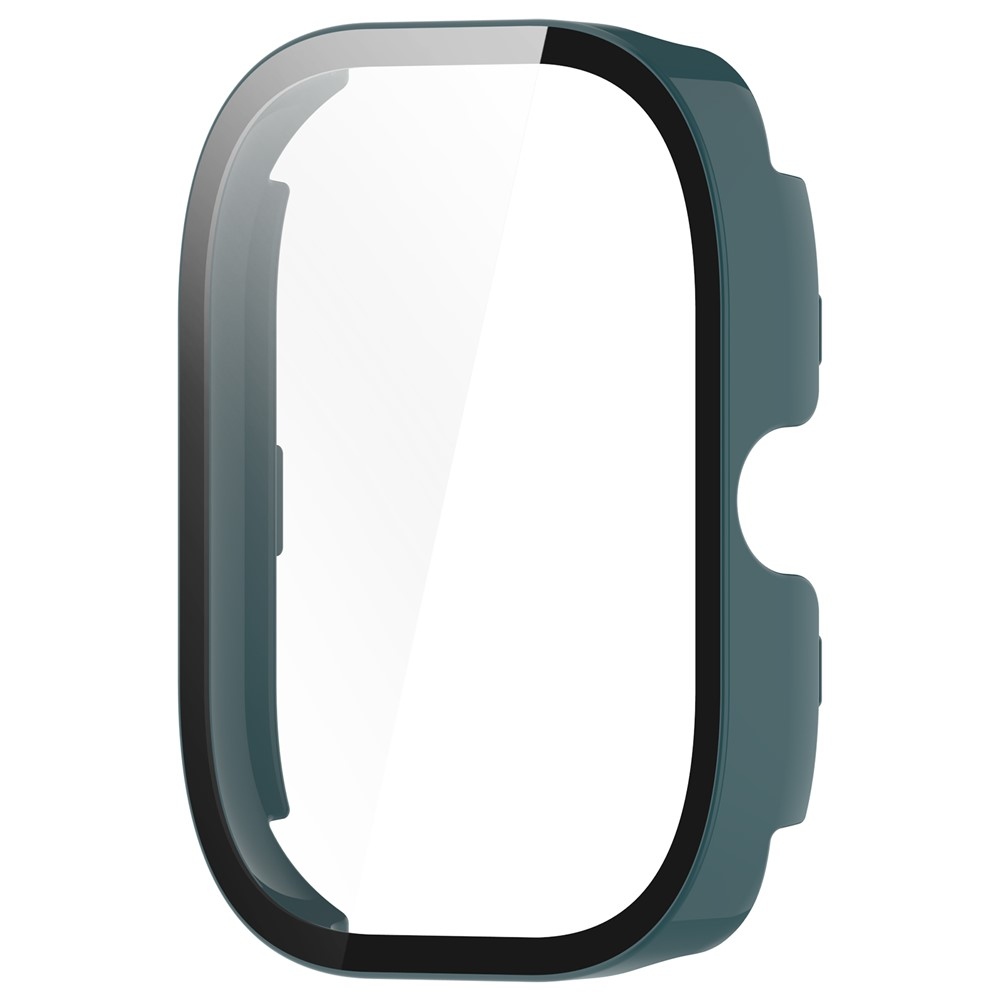 Overall műanyag felcsatolható tok védőüveggel a Xiaomi Redmi Watch 5-hez – zöld