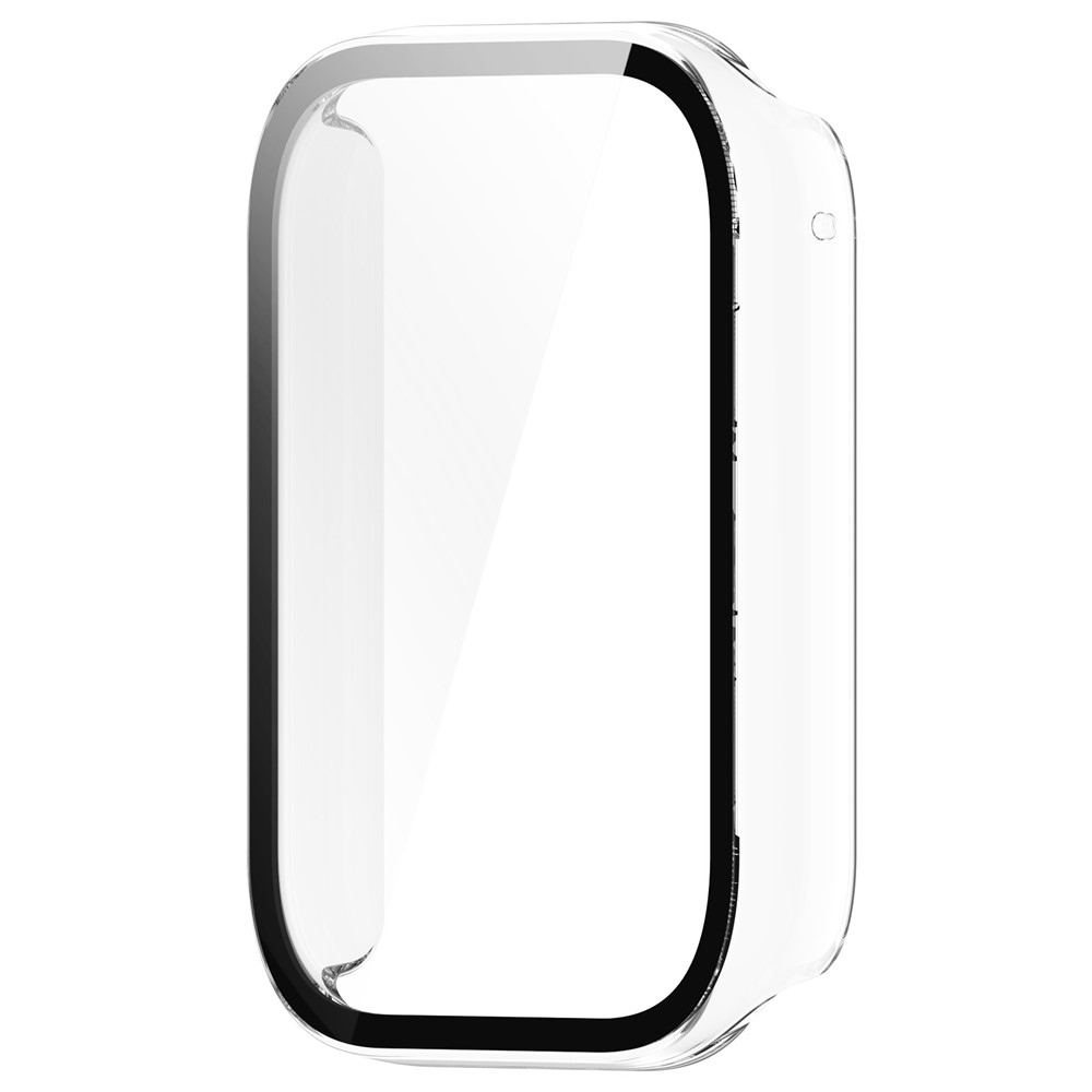 Xiaomi Smart Band 10 Pro-hoz készült műanyag, felcsatolható tok védőüveggel – átlátszó