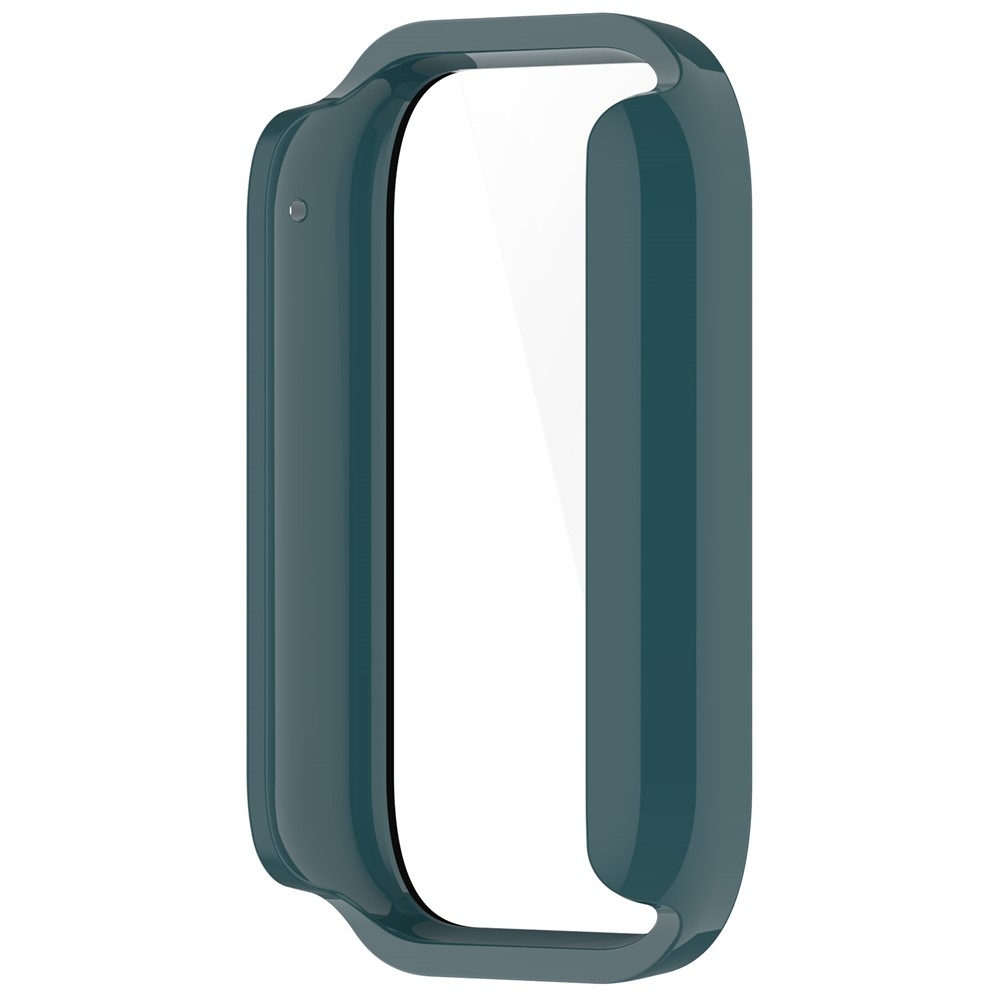 Xiaomi Smart Band 8 Pro-hoz készült műanyag, felcsatolható tok védőüveggel – zöld