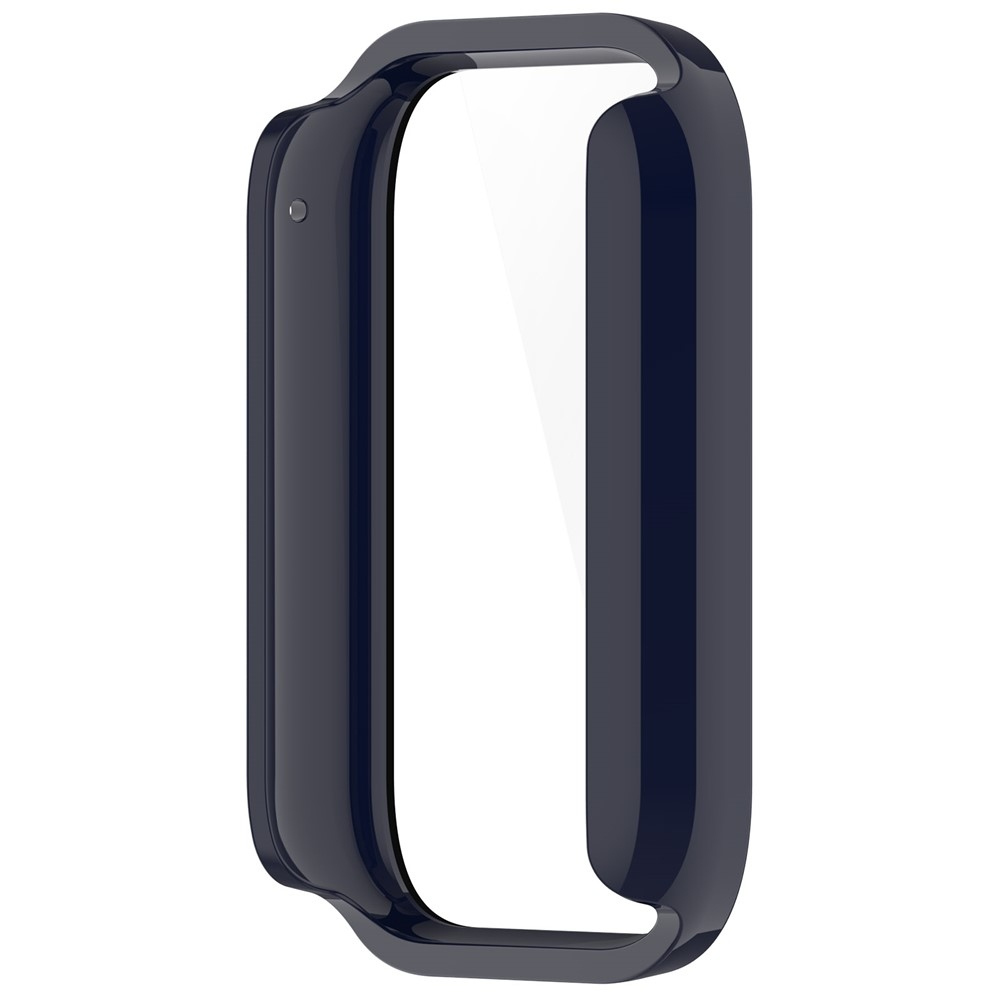 Xiaomi Smart Band 9 Pro-hoz készült műanyag, felcsatolható tok védőüveggel – kék