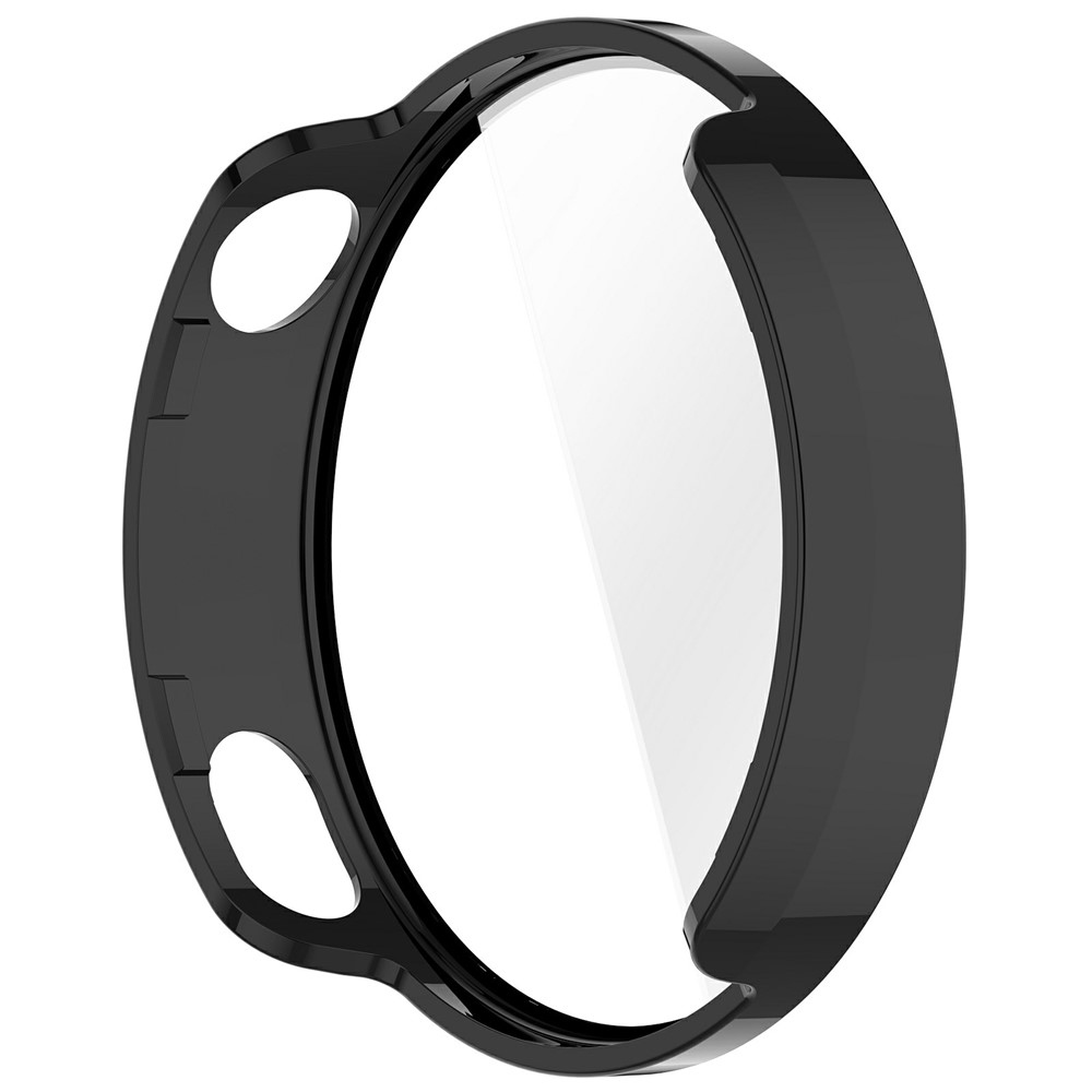 Overall műanyag felcsatolható tok védőüveggel a Xiaomi Watch S4 41 mm-es modellhez – fekete