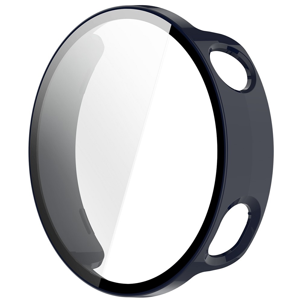 Overall műanyag felcsatolható tok védőüveggel a Xiaomi Watch S4 41 mm-es modellhez – kék