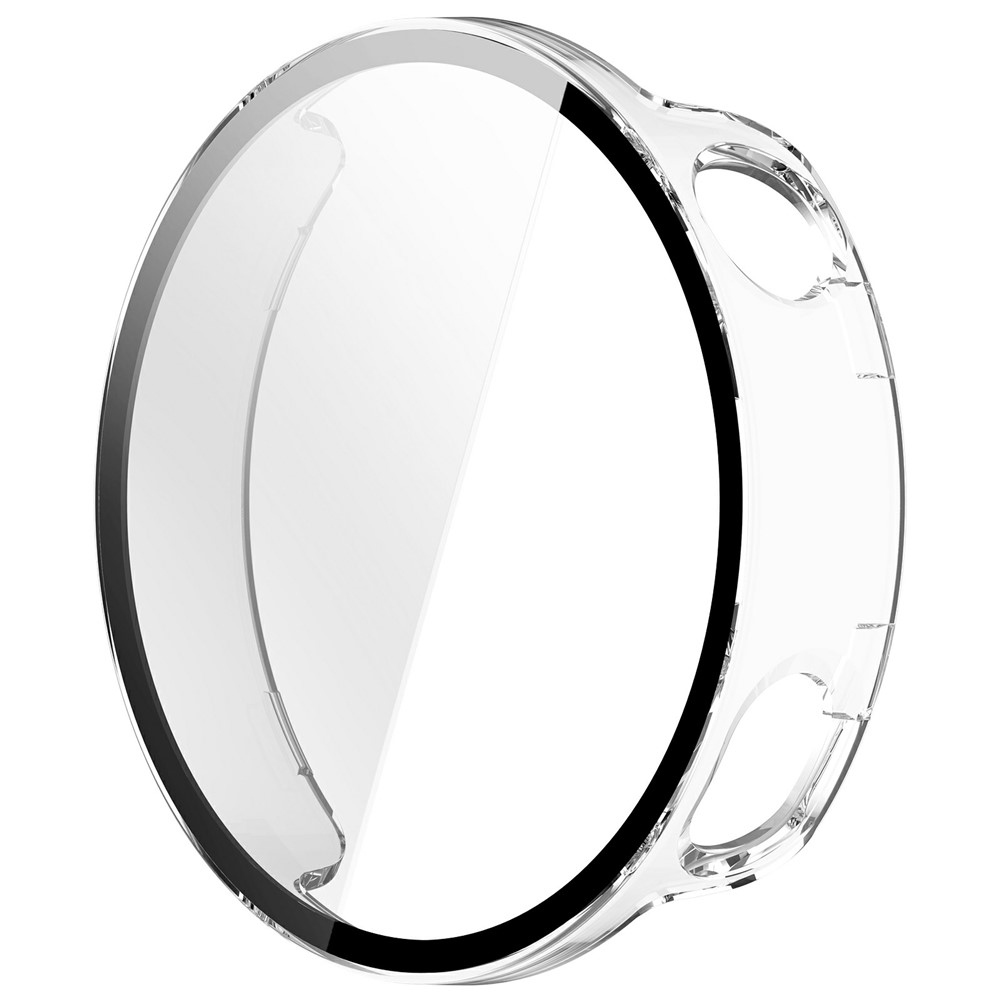 Overall műanyag felcsatolható tok védőüveggel a Xiaomi Watch S4 41 mm-es modellhez – átlátszó