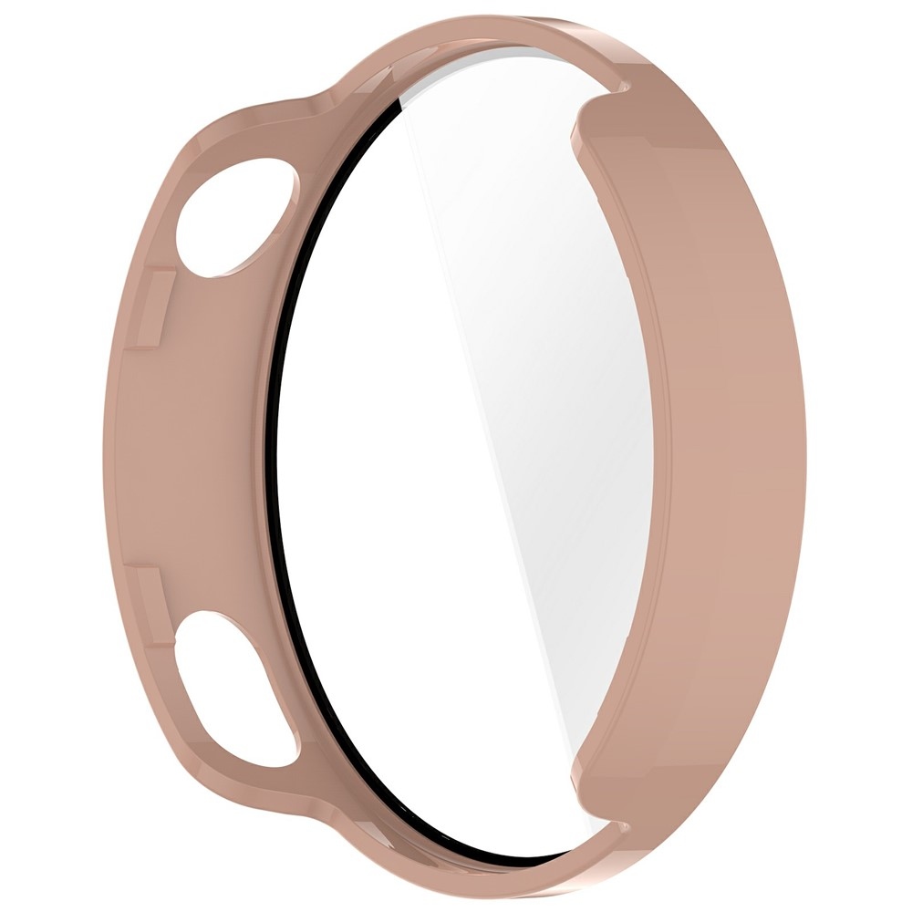 Overall műanyag felcsatolható tok védőüveggel a Xiaomi Watch S4 41 mm-es modellhez – rózsaszín