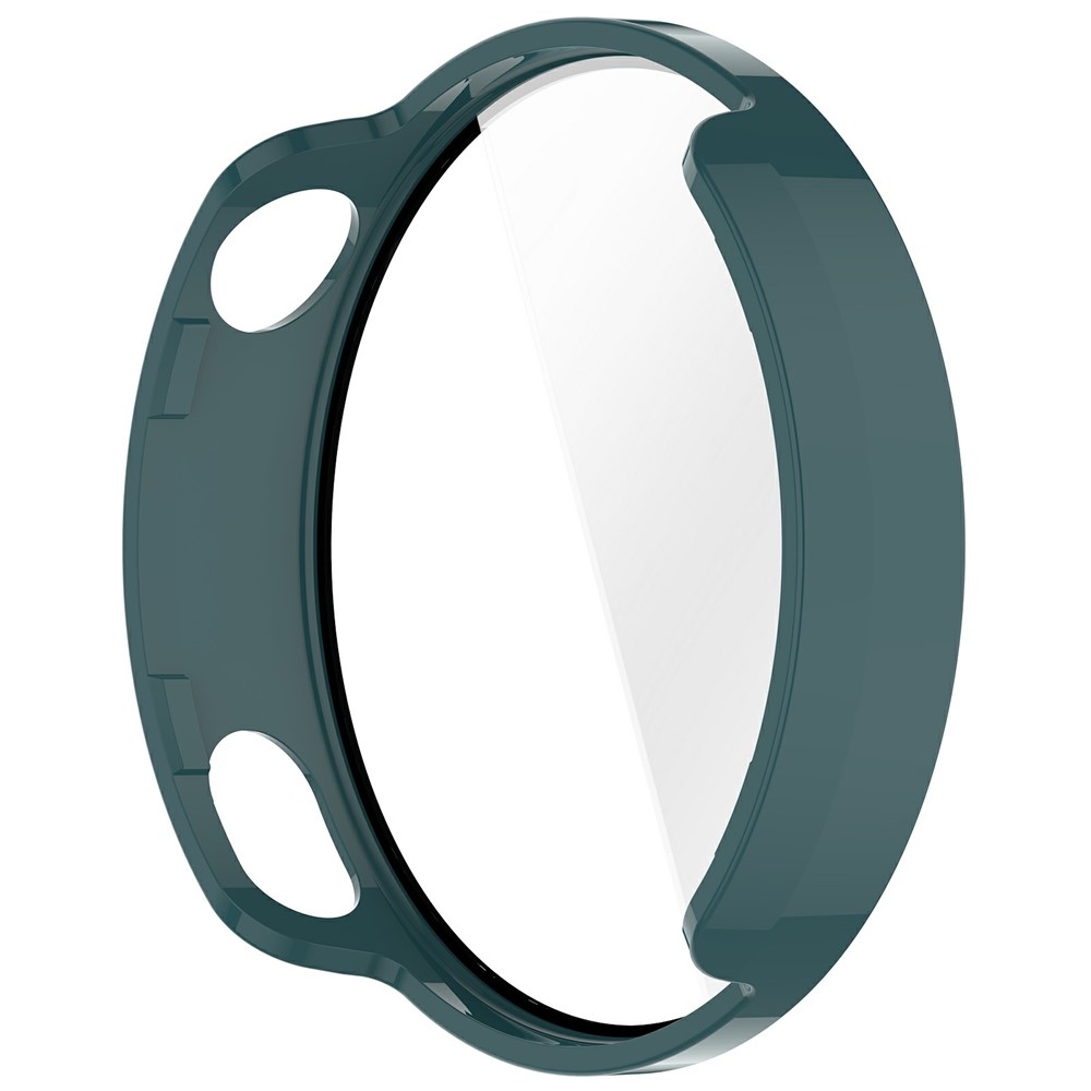 Overall műanyag felcsatolható tok védőüveggel a Xiaomi Watch S4 41 mm-es modellhez – zöld
