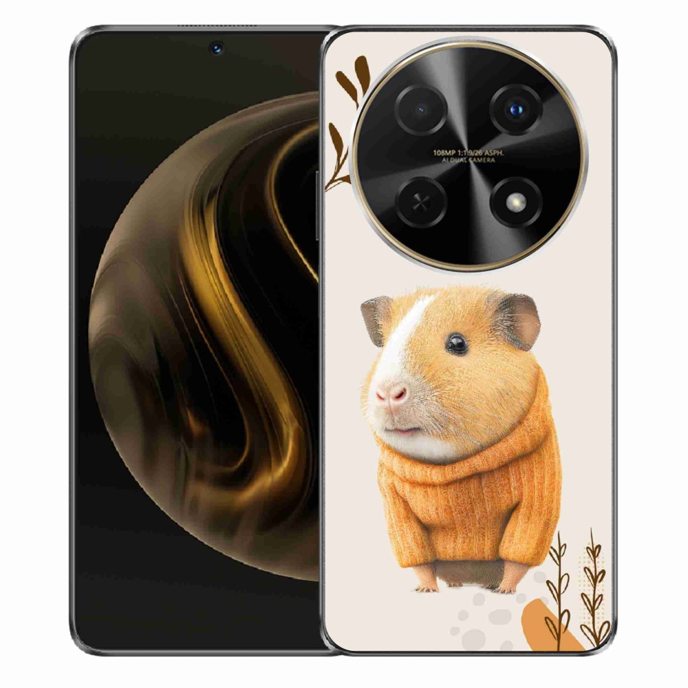 Gél borítás mmCase a Huawei Nova 12i számára - tengerimalac pulóverben