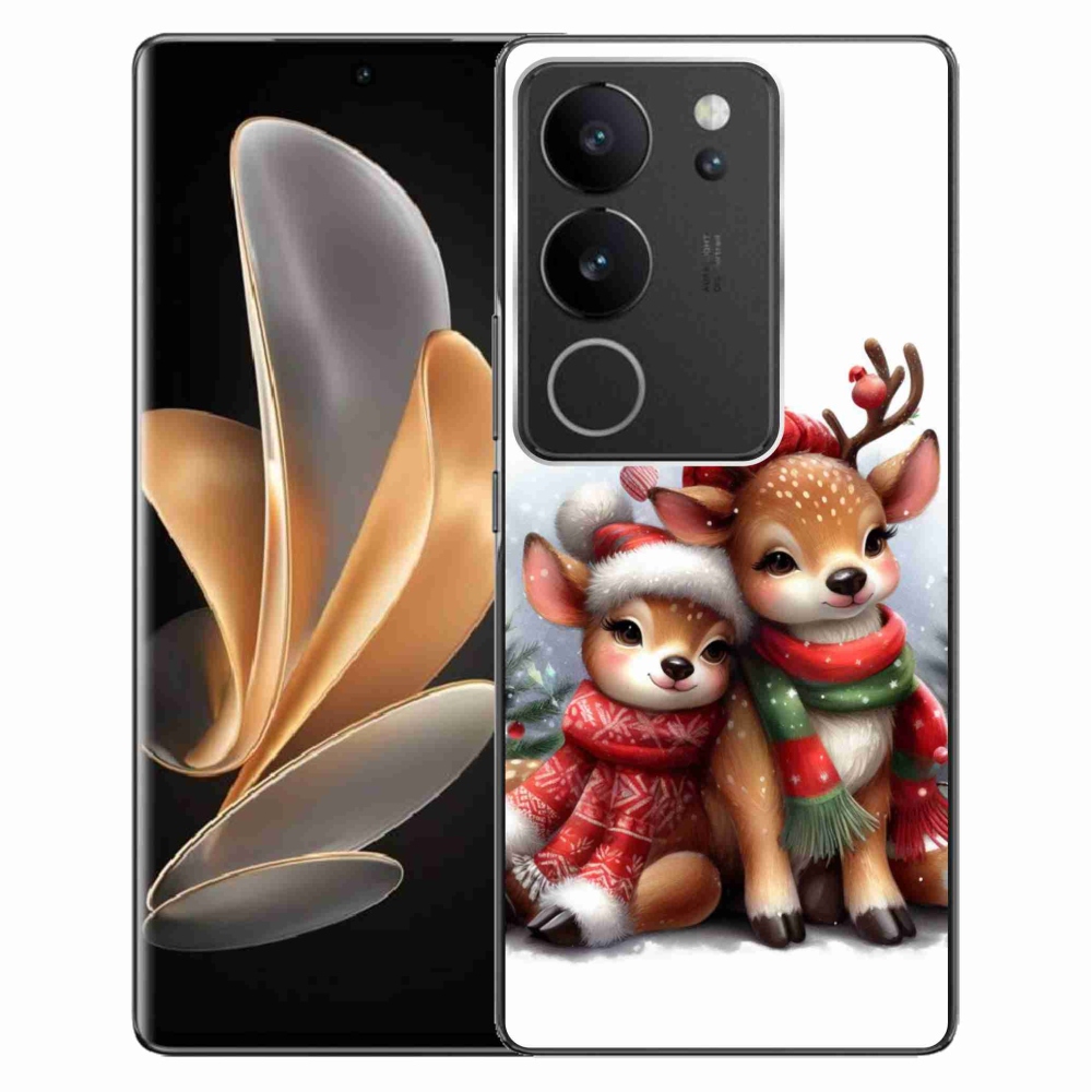 Zselés borítás mmCase a Vivo V29 5G-hez - karácsonyi rénszarvas