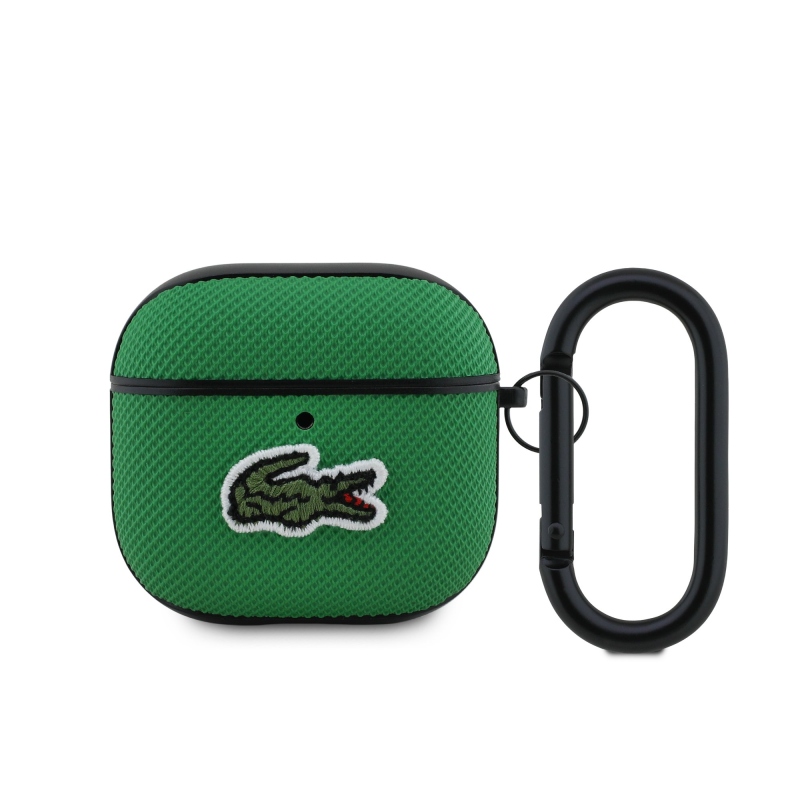 Lacoste Petit Pique Croc Logo Patch tok az AirPods 4 készülékhez Zöld