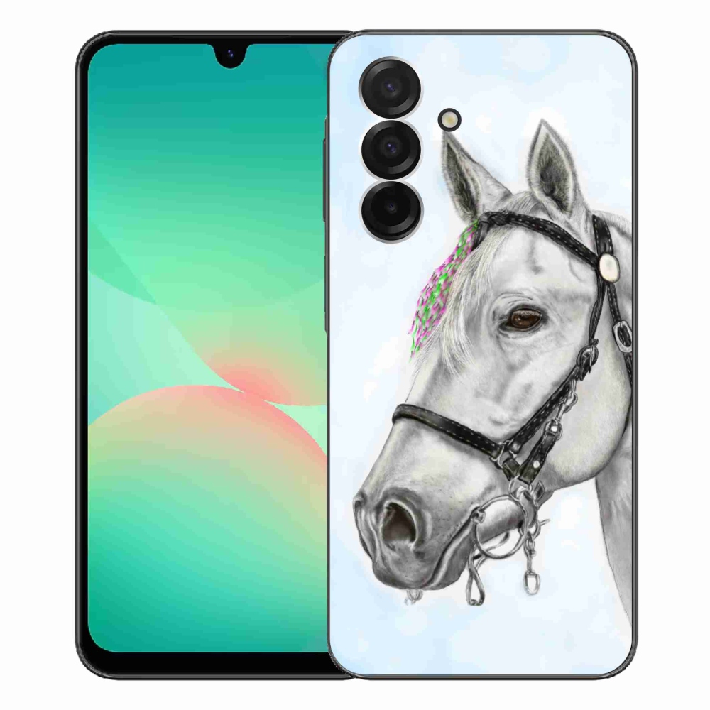Zselés borítás mmCase Samsung Galaxy A26 5G - fehér ló 1