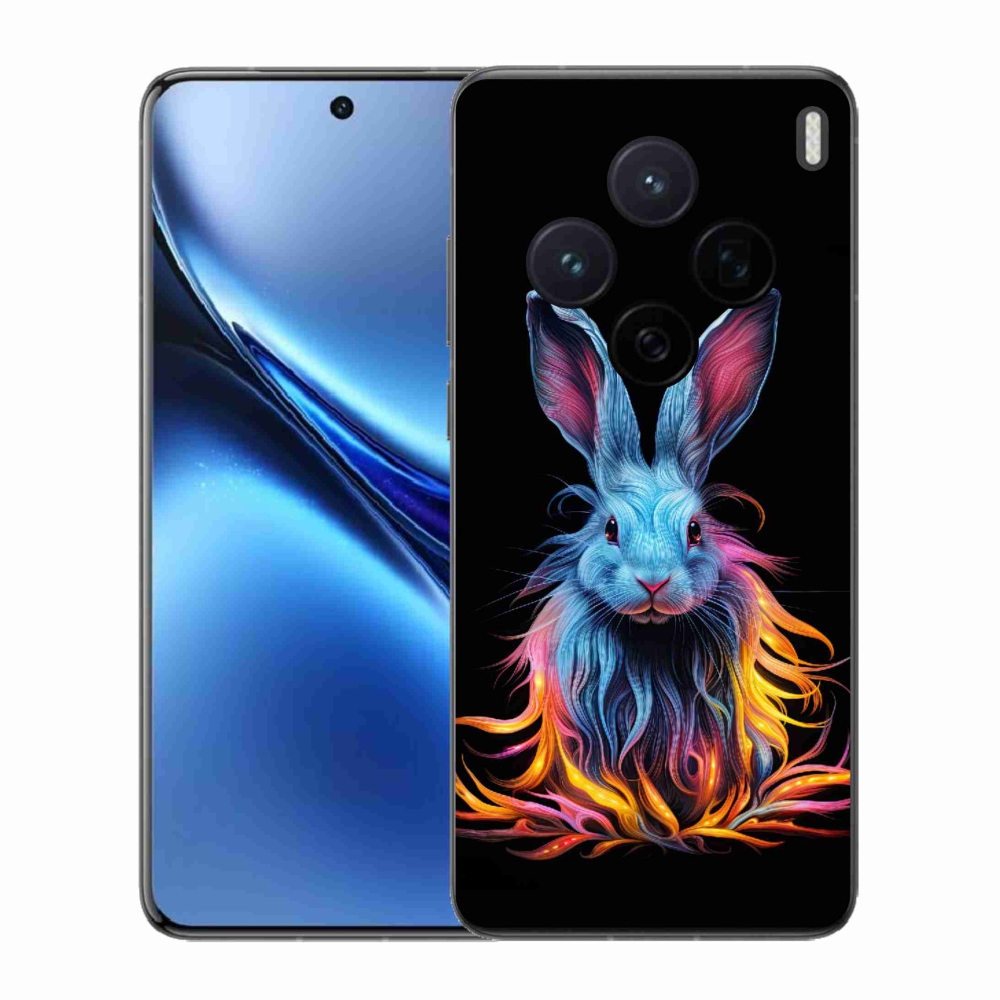 Zselés borítás mmCase a Vivo X200 5G-n - absztrakt nyúl
