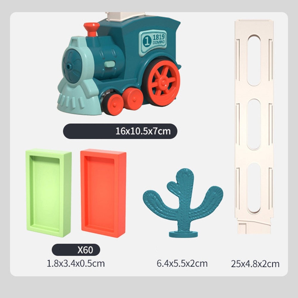 Elektromos dominó automata kockaelhelyezéssel – 120 db
