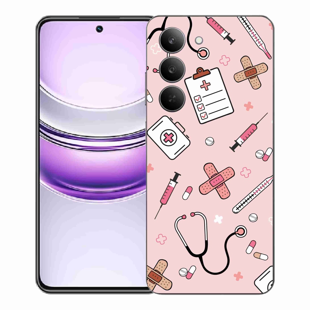 Gél borító mmCase a Realme 14x 5G készülékhez - egészség 2