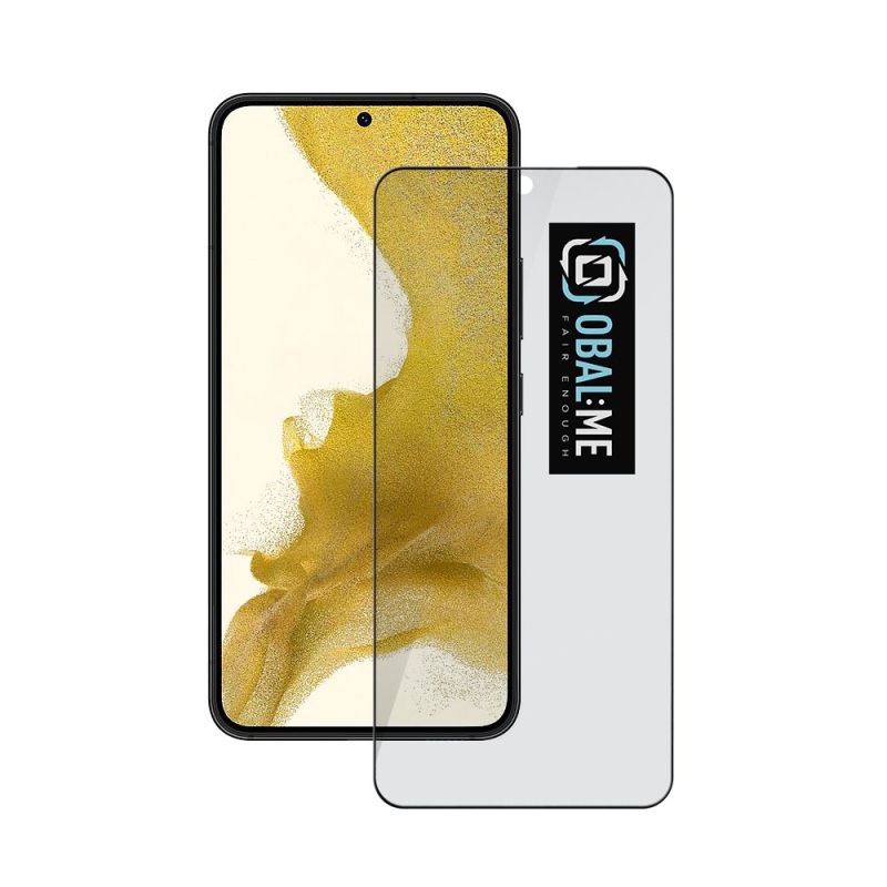 CSOMAG:ME Privacy 5D edzett üveg Samsung Galaxy S22 Fekete