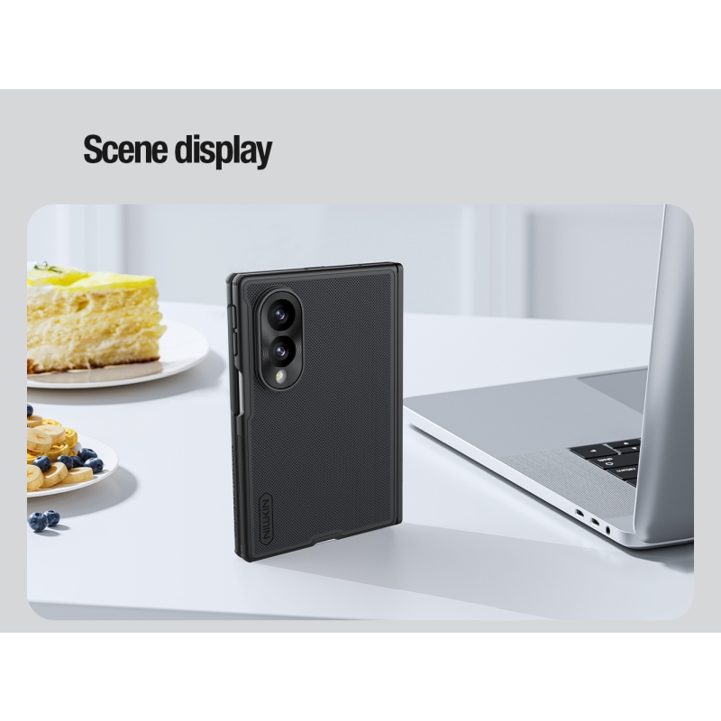 Nillkin Super Frosted FOLD mágneses hátlap a Samsung Galaxy Z Fold 8-hoz, fekete