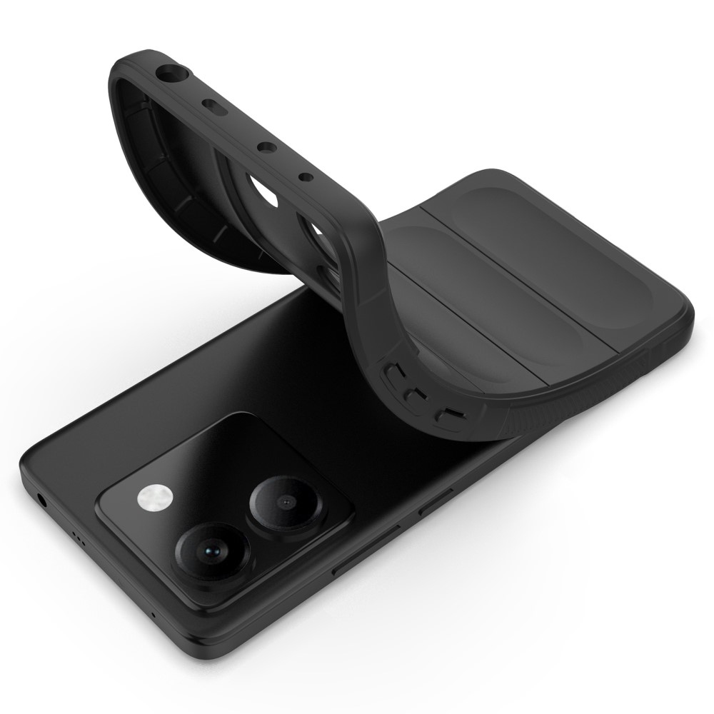 Rugg tartós gél tok a Xiaomi Poco M7 Pro 5G számára - fekete