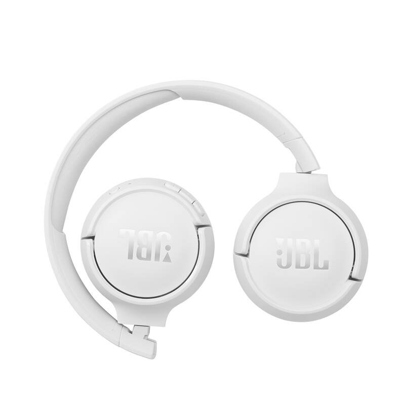 JBL Tune T510 Bluetooth-fejhallgató fehér színben
