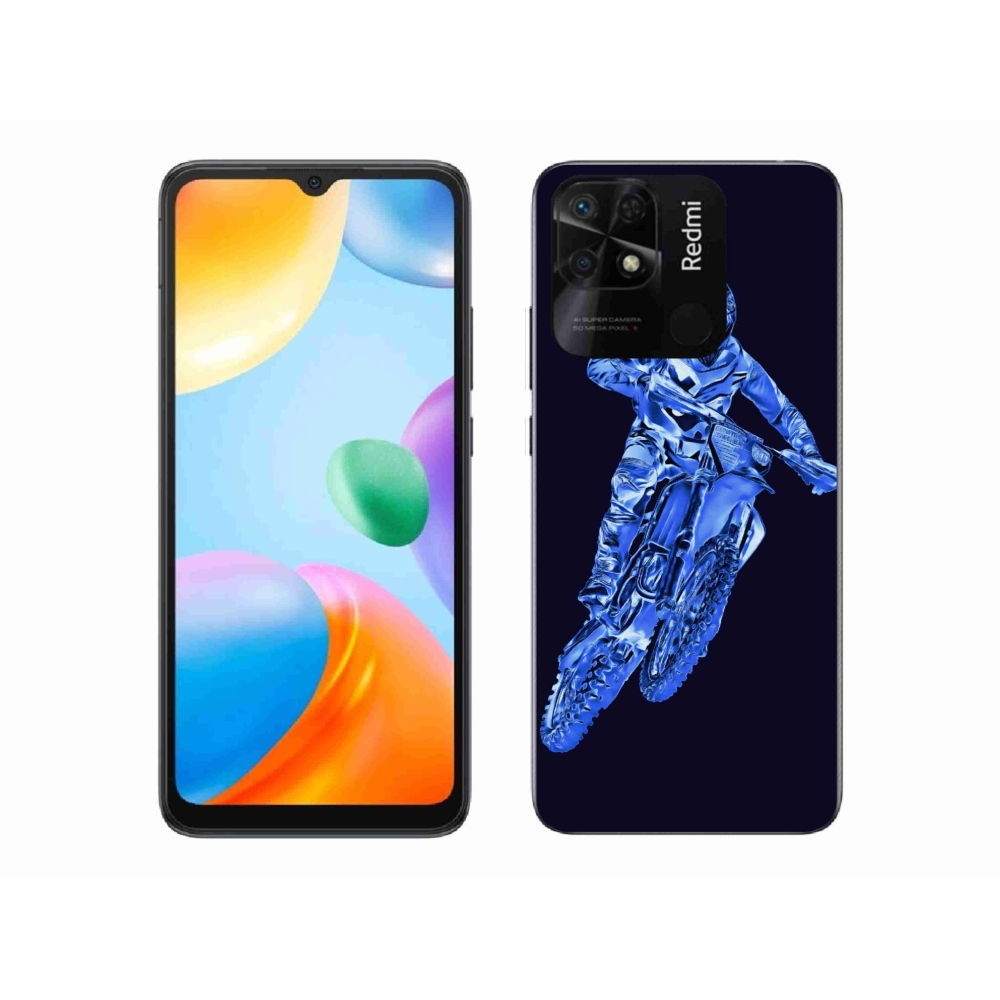Gél borítás mmCase a Xiaomi Redmi 10C-hez - motocross 1