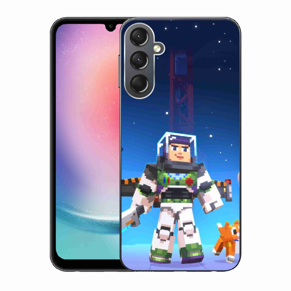 Gél borítás mmCase Samsung Galaxy A24 készülékhez - minecraft 2
